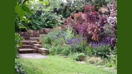 Shaded Bench Garden Design